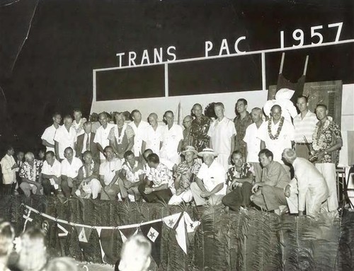 1957 Transpac crew - Kialoa US-1: Dare to Win © SW